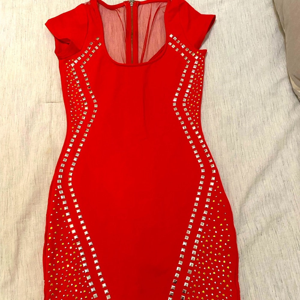 Bebe red dress